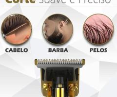 Máquina de cortar cabelo e Barba Vintage elétrica T9 Usb Profissional Lcd 2023 - Imagem 4